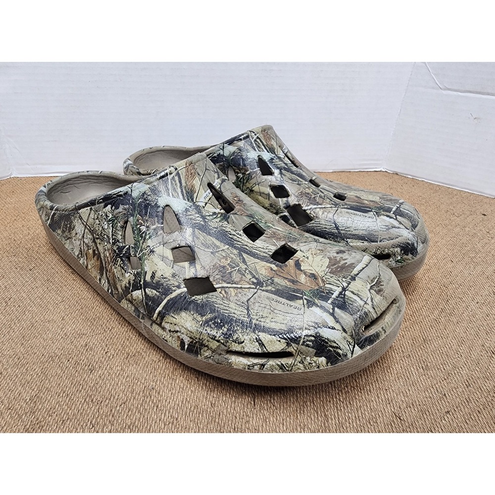 REALTREE  Men's Camouflage Slip-on Slide Clogs Size 10